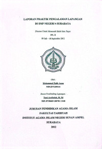 Image of Laporan Praktik Pengalaman Lapangan di SMP Negeri 4 Surabaya
