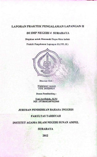 Image of Laporan Praktik Pengalaman Lapangan II di SMPN 4 Surabaya